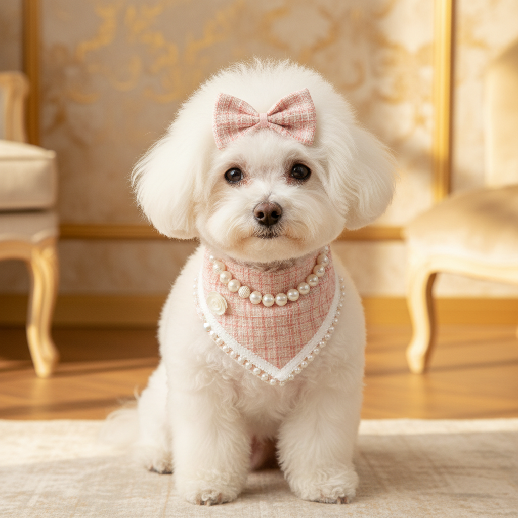 Parure Tweed & Perles