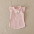 Lay flat — La Robe Rivoli Rose fond beige