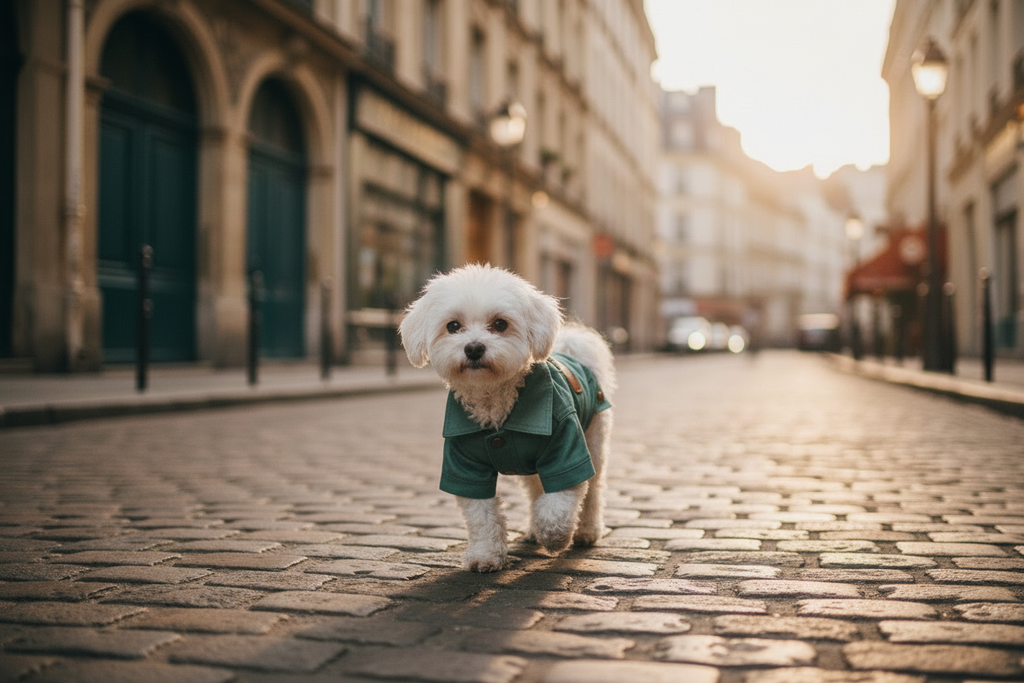 Lifestyle — La Veste Marais ultra-réaliste