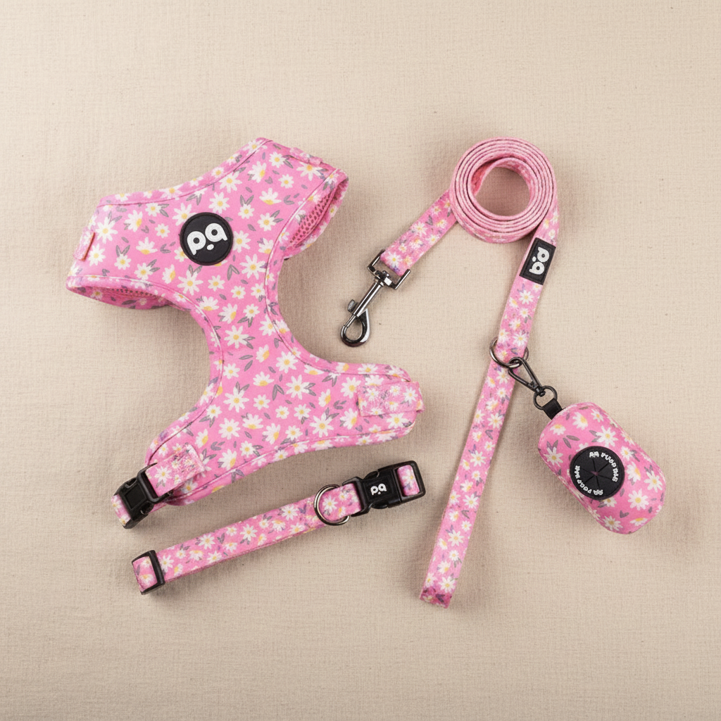 Set Vendôme Daisy Rose — fond beige Duchesse